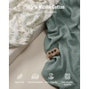 image:imageBlissful Diary Avocado Baby Changing Pad and 2 Packs Muslin Changing Pad Cover for Girls Boys