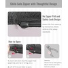 image:imageBlissful Diary Foldable Kids Couch 2in1 Comfy Kids Chair for Reading Playroom Kids Couch Sofa for Girls Boys Birthday Gift Dark GrayDark Gray