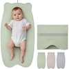 image:imageBlissful Diary Baby Diaper Caddy Oganizer Sage Green Bundle with PU Changing Mat Light Green