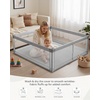image:imageBlissful Diary 13 Thick Baby Play Mat 71x59 Playpen Mat with Removable amp Washable Cover Ultra Soft Crawling Rug for Floor Foam Cushion amp NonSlip Backing for Kid Toddlers and Infants BeigeLight Grey