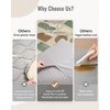 image:imageBlissful Diary 13 Thick Baby Play Mat 71x59 Playpen Mat with Removable amp Washable Cover Ultra Soft Crawling Rug for Floor Foam Cushion amp NonSlip Backing for Kid Toddlers and Infants BeigeEarth Tone Rainbow