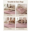 image:imageBlissful Diary 13 Thick Baby Play Mat 71x59 Playpen Mat with Removable amp Washable Cover Ultra Soft Crawling Rug for Floor Foam Cushion amp NonSlip Backing for Kid Toddlers and Infants BeigeDusty Pink