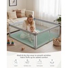 image:imageBlissful Diary 13 Thick Baby Play Mat 71x59 Playpen Mat with Removable amp Washable Cover Ultra Soft Crawling Rug for Floor Foam Cushion amp NonSlip Backing for Kid Toddlers and Infants BeigeSage Green