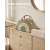image:imageBlissful Diary Baby Diaper Caddy Organizer Cotton Rope Diaper Caddy Basket Oval Storage Basket Gift for Baby Shower Newborn Essentials GreenNatural Rainbow