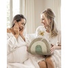 image:imageBlissful Diary Baby Diaper Caddy Organizer Cotton Rope Diaper Caddy Basket Oval Storage Basket Gift for Baby Shower Newborn Essentials GreenNatural Rainbow