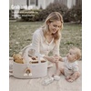 image:imageBlissful Diary Baby Diaper Caddy Organizer Cotton Rope Diaper Caddy Basket Oval Storage Basket Gift for Baby Shower Newborn Essentials GreenOval Beige