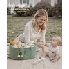 image:imageBlissful Diary Baby Diaper Caddy Organizer Cotton Rope Diaper Caddy Basket Oval Storage Basket Gift for Baby Shower Newborn Essentials GreenOval Green