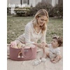 image:imageBlissful Diary Baby Diaper Caddy Organizer Cotton Rope Diaper Caddy Basket Oval Storage Basket Gift for Baby Shower Newborn Essentials GreenOval Pink