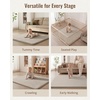 image:imageBlissful Diary 13 Thick Baby Play Mat 50x50 Playpen Mat with Removable amp Washable Cover Ultra Soft Crawling Rug for Floor Foam Cushion amp NonSlip Backing for Kid Toddlers and Infants BeigeBeige