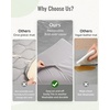 image:imageBlissful Diary 13 Thick Baby Play Mat 50x50 Playpen Mat with Removable amp Washable Cover Ultra Soft Crawling Rug for Floor Foam Cushion amp NonSlip Backing for Kid Toddlers and Infants BeigeLight Grey