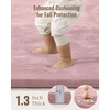 image:imageBlissful Diary 13 Thick Baby Play Mat 50x50 Playpen Mat with Removable amp Washable Cover Ultra Soft Crawling Rug for Floor Foam Cushion amp NonSlip Backing for Kid Toddlers and Infants BeigeDusty Pink