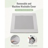 image:imageBlissful Diary 13 Thick Baby Play Mat 50x50 Playpen Mat with Removable amp Washable Cover Ultra Soft Crawling Rug for Floor Foam Cushion amp NonSlip Backing for Kid Toddlers and Infants BeigeLight Grey