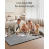 image:imageBlissful Diary 13 Thick Baby Play Mat 50x50 Playpen Mat with Removable amp Washable Cover Ultra Soft Crawling Rug for Floor Foam Cushion amp NonSlip Backing for Kid Toddlers and Infants BeigeLight Grey