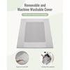 image:imageBlissful Diary 13 Thick Baby Play Mat 50x50 Playpen Mat with Removable amp Washable Cover Ultra Soft Crawling Rug for Floor Foam Cushion amp NonSlip Backing for Kid Toddlers and Infants BeigeLight Grey