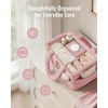 image:imageBlissful Diary Flannel Diaper Caddy Organizer with Gift Packaging Portable Nursery Storage Basket Gift for Baby Shower Newborn Boys amp Girls Essentials Registry Search Must Haves Blush Pink