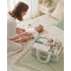 image:imageBlissful Diary Flannel Diaper Caddy Organizer with Gift Packaging Portable Nursery Storage Basket Gift for Baby Shower Newborn Boys amp Girls Essentials Registry Search Must Haves Light Green