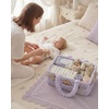 image:imageBlissful Diary Flannel Diaper Caddy Organizer with Gift Packaging Portable Nursery Storage Basket Gift for Baby Shower Newborn Boys amp Girls Essentials Registry Search Must Haves Light Purple