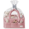 image:imageBlissful Diary Flannel Diaper Caddy Organizer with Gift Packaging Portable Nursery Storage Basket Gift for Baby Shower Newborn Boys amp Girls Essentials Registry Search Must Haves Blush Pink