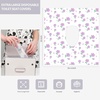 image:imageBlissful Diary 20 Pcs Toilet Seat Covers Disposable for Toddlers amp Adults Extra Large Waterproof Portable Package for Travel Kids Potty TrainingPurple FlowersPurple Flower