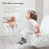 image:imageBlissful Diary 20 Pcs Toilet Seat Covers Disposable for Toddlers amp Adults Extra Large Waterproof Portable Package for Travel Kids Potty TrainingPurple FlowersRainbow