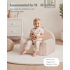 image:imageBlissful Diary Kids Chair Soft Kids Armchair Comfortable Kids Couch Sofa for Reading Playing Kids Furniture for Boys and Girls GiftCream WhiteCream White