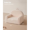 image:imageBlissful Diary Kids Chair Soft Kids Armchair Comfortable Kids Couch Sofa for Reading Playing Kids Furniture for Boys and Girls GiftCream WhiteCream White