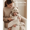 image:imageBlissful Diary Muslin Crib Sheets Fitted for 52x28 Crib Mattress Monstera amp Dark Green Bundle with Muslin Baby Hooded Towel Soft amp Absorbent Bear amp Lamb