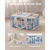 image:imageBlissful Diary Toile Diaper Caddy Organizer Baby Diaper Basket Blue Toile  French Vintage Toile Nursery Storage Basket Gift for Baby Shower Newborn Boy amp Girl Essentials Registry Search Must HavesBlue Toile