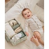 image:imageBlissful Diary Toile Diaper Caddy Organizer Baby Diaper Basket Blue Toile  French Vintage Toile Nursery Storage Basket Gift for Baby Shower Newborn Boy amp Girl Essentials Registry Search Must HavesCheckered Sage Green
