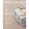 image:imageBlissful Diary Toile Diaper Caddy Organizer Baby Diaper Basket Blue Toile  French Vintage Toile Nursery Storage Basket Gift for Baby Shower Newborn Boy amp Girl Essentials Registry Search Must HavesBlue Toile