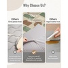 image:imageBlissful Diary Vegan Leather Baby Play Mat 50x50 Stylish Mordern Decor Bundle with 13 Thick Baby Play Mat 50x50 Ultra Soft Crawling Rug for Floor Earth Tone Rainbow