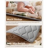 image:imageMuslin Crib Sheets fitted for 52x28 crib mattress Monstera amp Dark Green bundle with Baby Play Mats for Floor 50x50 Playpen Mat Earth Tones Design