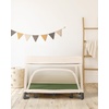 image:imageMuslin Nursing Cover Dark Green and Muslin Mini Crib Sheets Bundle