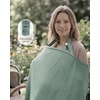 image:imageMuslin Nursing Cover Roman Green Bundle with Muslin Crib Sheets Fitted for 52x28 Crib Mattress Monstera amp Dark Green