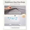 image:imageVegan Leather Baby Play Mat 50x50 Stylish Mordern Decor Bundle with 13 Thick Baby Play Mat 50x50 Ultra Soft Crawling Rug for Floor Light Grey