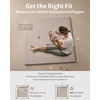 image:imageVegan Leather Baby Play Mat 50x50 Stylish Mordern Decor Bundle with 13 Thick Baby Play Mat 50x50 Ultra Soft Crawling Rug for Floor Light Grey
