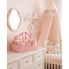image:imageBlissful Diary Baby Diaper Caddy Organizer HeartQuilted Light Pink  Large amp Portable Nursery Storage Basket Gift for Baby Shower Newborn Girl Essential Registry Search Must Haves