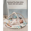 image:imageBlissful Diary Baby Play Gym Baby Activity Mat Playmat Tummy Time Mat  Safari Animals Sensory Play Mat 7 Interactive Toys StageBased Development Washable Playmat Baby Essentials Shower GiftBoho Rainbow