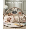 image:imageBlissful Diary Baby Play Gym Baby Activity Mat Playmat Tummy Time Mat  Safari Animals Sensory Play Mat 7 Interactive Toys StageBased Development Washable Playmat Baby Essentials Shower GiftJungle Animal