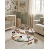 image:imageBlissful Diary Baby Play Gym Baby Activity Mat Playmat Tummy Time Mat  Safari Animals Sensory Play Mat 7 Interactive Toys StageBased Development Washable Playmat Baby Essentials Shower GiftJungle Animal