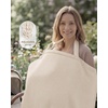 image:imageBlissful Diary Muslin Nursing Cover for Breastfeeding Breathable Breastfeeding Cover up with Arch Neckline for Women Nursing Apron Brown GinghamBeige Gingham