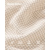 image:imageBlissful Diary Muslin Nursing Cover for Breastfeeding Breathable Breastfeeding Cover up with Arch Neckline for Women Nursing Apron Brown GinghamBeige Gingham