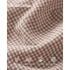 image:imageBlissful Diary Muslin Nursing Cover for Breastfeeding Breathable Breastfeeding Cover up with Arch Neckline for Women Nursing Apron Brown GinghamBrown Gingham