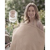 image:imageBlissful Diary Muslin Nursing Cover for Breastfeeding Breathable Breastfeeding Cover up with Arch Neckline for Women Nursing Apron Brown GinghamBrown Gingham
