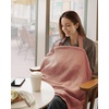 image:imageBlissful Diary Muslin Nursing Cover for Breastfeeding Breathable Breastfeeding Cover up with Arch Neckline for Women Nursing Apron Brown GinghamDusty Pink