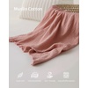 image:imageBlissful Diary Muslin Nursing Cover for Breastfeeding Breathable Breastfeeding Cover up with Arch Neckline for Women Nursing Apron Brown GinghamDusty Pink