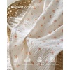 image:imageBlissful Diary Muslin Nursing Cover for Breastfeeding Breathable Breastfeeding Cover up with Arch Neckline for Women Nursing Apron Brown GinghamPink Floral