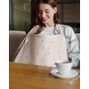 image:imageBlissful Diary Muslin Nursing Cover for Breastfeeding Breathable Breastfeeding Cover up with Arch Neckline for Women Nursing Apron Brown GinghamRainbow