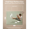 image:imageBlissful Diary Vegan Leather Baby Play Mat 71x59 Light Green  thick cushion safe and soft fabric waterproof and wip clean indoor use nonslip bottom stylish mordern decorLight Green