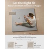 image:imageBlissful Diary Vegan Leather Baby Play Mat 71x59 Light Green  thick cushion safe and soft fabric waterproof and wip clean indoor use nonslip bottom stylish mordern decorLight Gray